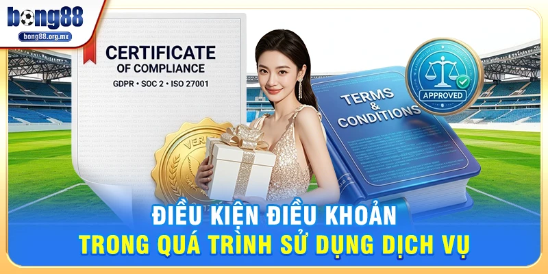 Điều kiện điều khoản trong quá trình sử dụng dịch vụ