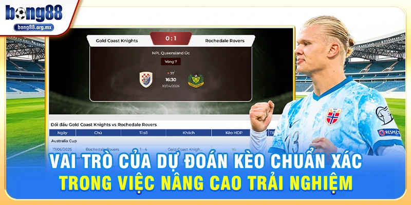 Vai Trò Của Dự Đoán Kèo Chuẩn Xác Trong Việc Nâng Cao Trải Nghiệm 